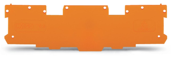 Plaque d'extrémité / orange