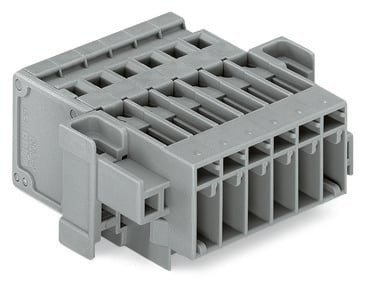 Connecteur mâle pour 1 conducteur gris