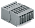 Connecteur mâle avec cag clamp et pieds de fixation à encliqueter, 4 pôles