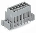 Connecteur mâle tht 1.0 x 1.0 mm solder pin droit, gris