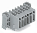 Connecteur mâle tht 1.0 x 1.0 mm solder pin coudé, gris