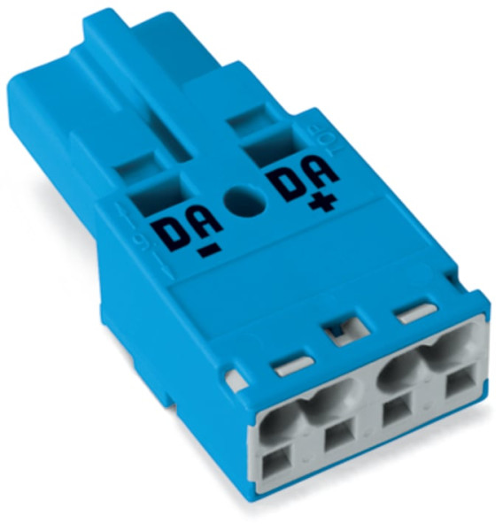 Connect.male midi cod.2c 2 p bleu - Wago - 7701112