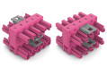 Distributeur 3 départs 5 pôles cod. b, rose