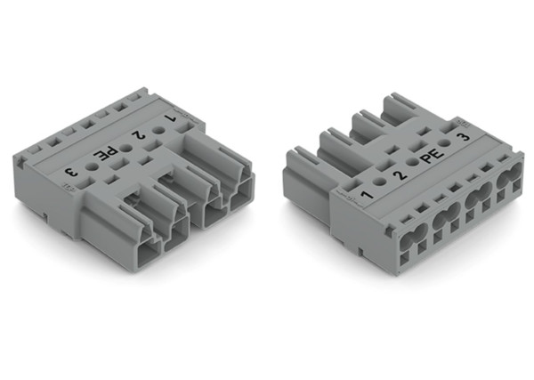 Connecteur 4 pôles, gris - Wago - 770254/062000