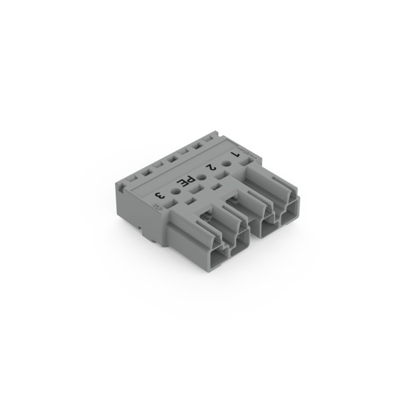 Connecteur 4 pôles, gris - Wago - 770254/062000