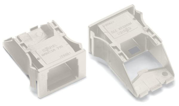 Support snap-in winsta midi 2p/blanc - Wago - 770337