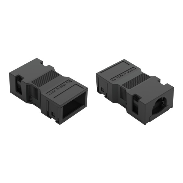 Boit.dech.tract.2-p/5-9mm 1cord/noir - Wago - 770502/042000