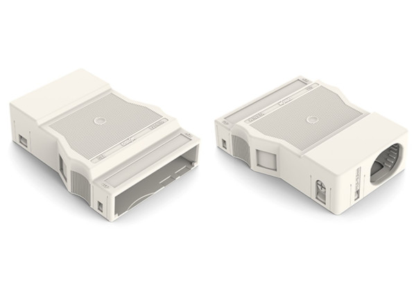 Boîtier de décharge de traction 5 pôles, blanc