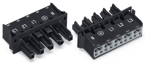 Winsta midi connect f/4mm²/5-p/noir - Wago - 770705/009000