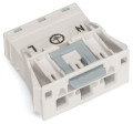 Connecteur encastrable mâle 3 pôles / blanc - Wago - 770733