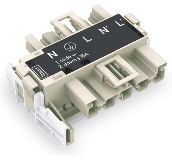 Linect connect.fem-male 5 p gr-fonce - Wago - 7707505
