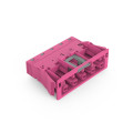 Connecteurs femelles encastrables rose