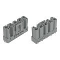 Connecteur pour circuits imprimés droit 5 pôles, gris