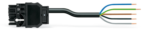 Cordon.prec.5g2,5/5-p/sh/1m/noir - Wago - 7718965/117101