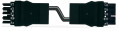 Raccord de câble noir