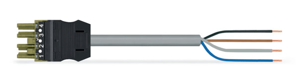 Câble de raccordement précâblé b2ca connecteur femelle/extrémité libre, vert cla