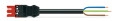 Cordon midi f/- 3g2.5/pvc/5m/noir