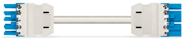 Cordon midi f/m 2m 5g1,5 pvc blanc