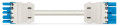 Cordon midi f/m 2m 5g1,5 pvc blanc