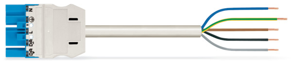Cordon midi m/- 5g2.5/pvc/2m/blanc