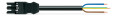 Cable branchem.5m3x2.5mm² extr.non