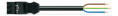 Cordon mâle/- 3g 2,5 sans halogène noir 8 m