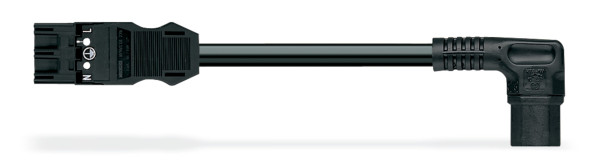 Racc.cable connect male/3x1,5mm/1m