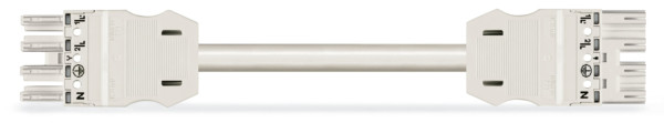 Cordon mâle/femelle 4g 1,5 ho5vvf blanc 2 m