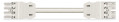 Cordon mâle/femelle 4g 1,5 ho5vvf blanc 2 m