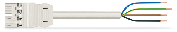 Cordon midi m/- 4g1.5/pvc/2m/blanc