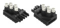 Dérivateur 5 pôles pour câble plat / noir