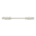 Cordon de raccordement précâblé eca connecteur femelle / connecteur mâle, blanc
