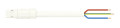 Cordon rd mâle/dénudé 3g 2,5 ho5vvf blanc 1 m