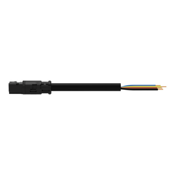 Cordon rd mâle/dénudé 4g 1,5 ho5vvf noir 1 m