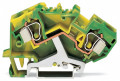 Borne de protection pour 2 conducteu 10mm², vert-jaune