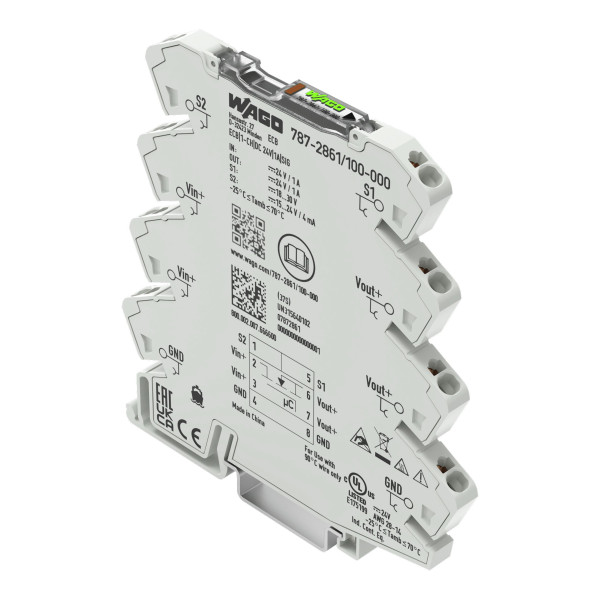 Disj. électronique monovoie 6mm fixe - 24 vdc 1 a