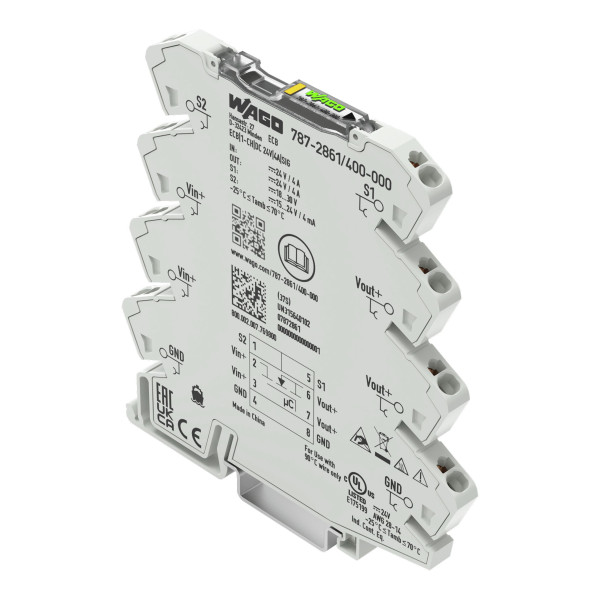 Disj. électronique monovoie 6mm fixe - 24 vdc 4 a