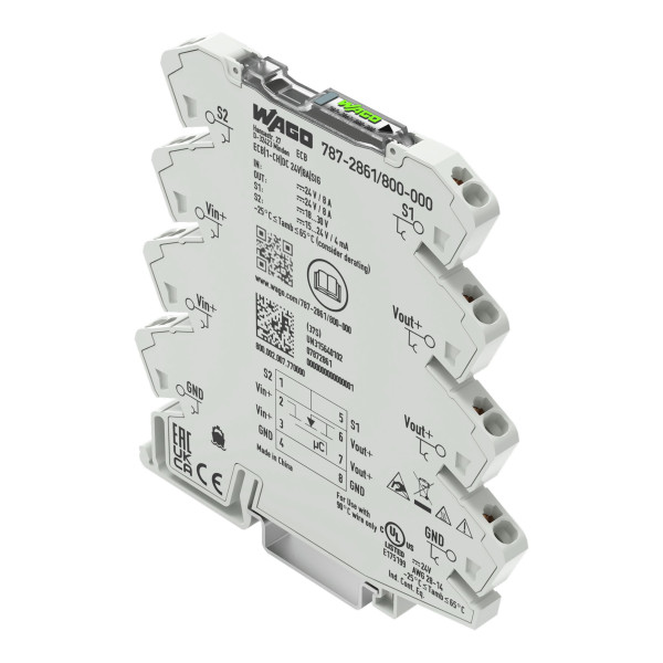 Disj. électronique monovoie 6mm fixe - 24 vdc 8 a