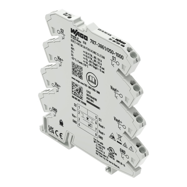 Disj. électronique monovoie 6mm règlable - 24 vdc - 0,5a - nec class 2