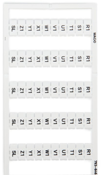 Wmb reperage rapide r1,s1,..y1,z1,sl - Wago - 793646