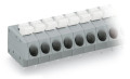 Borne pour ci poussoir 2,5mm² pas 5mm 4 pôles, noir