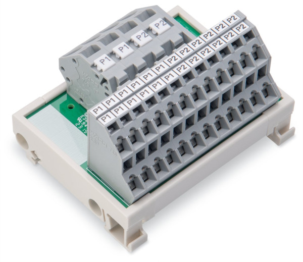 Module de répartition du potentiel 2 potentiels avec 2 blocs d'alimentation