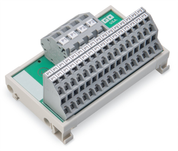 Module de répartition du potentiel 2 potentiels avec 2 blocs d'alimentation