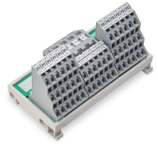 Module de répartition du potentiel 2 potentiels avec 2 blocs d'alimentation