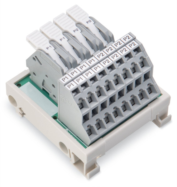 Module de répartition du potentiel 2 potentiels avec 2 blocs d'alimentation