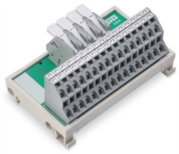 Module de répartition du potentiel 2 potentiels avec 2 blocs d'alimentation