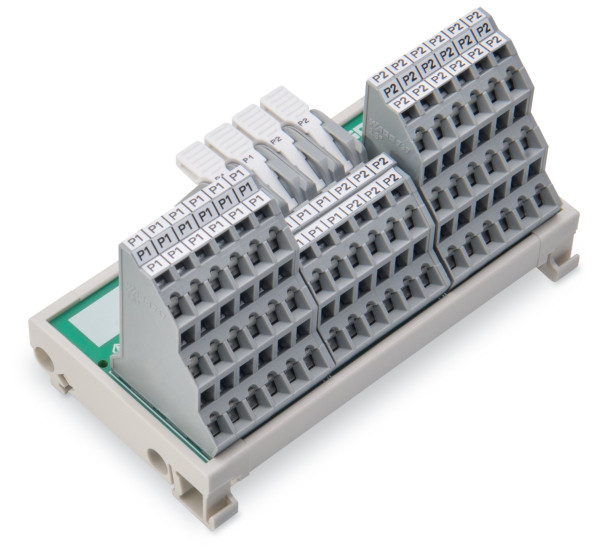 Module de répartition du potentiel 2 potentiels avec 2 blocs d'alimentation