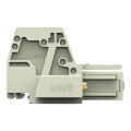 Connecteur femelle pour 1 conducteur push-in cage clamp', gris clair