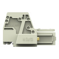 Connecteur femelle pour 1 conducteur push-in cage clamp', gris clair