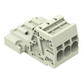 Connecteur mâle pour 1 conducteur push-in cage clamp', gris clair